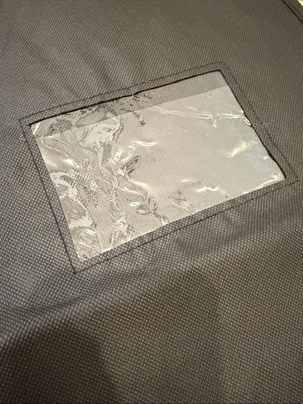 Set of Black Garment Bags - 5 Pack